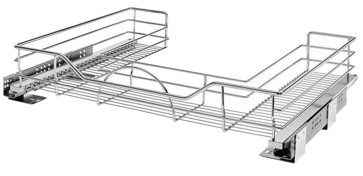 5786 Series Wire U-Shaped Chrome Pullout Shelf With Soft-Close