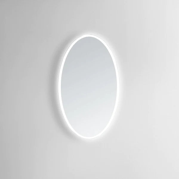 Aurora Oval Lighted Bathroom Vanity Mirror