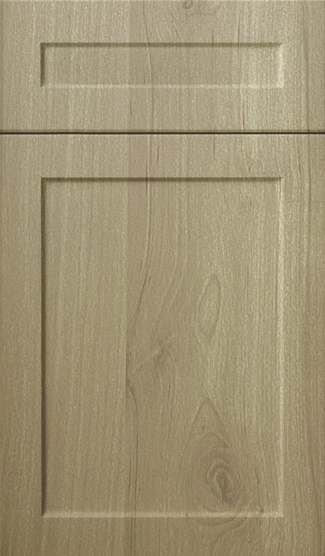 Natural Wood Shaker Frameless Cabinet Doors